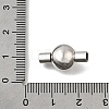 Brass Bayonet Clasps KK-P306-09P-3