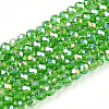 Electroplate Glass Beads Strands EGLA-A044-T2mm-B11-1