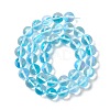 Synthetic Moonstone Beads Strands G-E573-02C-07-2