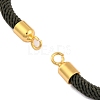 Nylon Cords Bracelet Makings Fit for Connector Charms AJEW-P116-02G-25-2