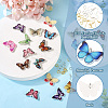 DIY Butterfly Earring Making Kit DIY-TA0006-02-5