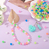 500Pcs Luminous PS Plastic Beads FIND-TA00009-13A-8