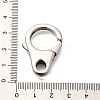 304 Stainless Steel Lobster Claw Clasps STAS-R140-12P-3