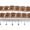 Electroplate Glass Beads Strands GLAA-G112-07A-4