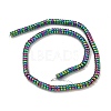 Electroplated Synthetic Non-magnetic Hematite Beads Strands G-K361-A06-03-2