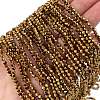 Transparent Electroplate Glass Beads Strands EGLA-A039-T2mm-UA11-1