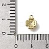 Rack Plating Brass Micro Pave Cubic Zirconia Charms KK-M014-05G-3