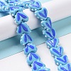 Heart Handmade Lampwork Beads Strands LAMP-G150-01E-2