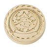 Christmas Series Wax Seal Brass Stamp Head AJEW-M037-01G-19-2