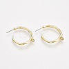 Alloy Stud Earring Findings PALLOY-S121-132-2