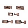Tibetan Style Snap Lock Clasps RLF11313Y-NF-2