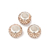 Alloy Rhinestone Clay Pave Beads ALRI-D300-03S-03-1