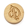 Golden Tone Brass Letter Stamps KK-R005-01B-1
