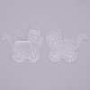 Baby Carriage Shaped Transparent Plastic Candy Boxes CON-WH0080-52C-2