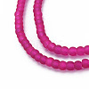 Baking Paint Transparent Glass Bead Strands X-GLAA-S031-4mm-39-3