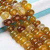 Natural Agate Beads Strands G-G021-03A-08-2