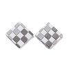 Checkerboard Style Rhombus Acrylic Pendants OACR-G008-01B-1