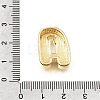 Brass Slide Charms KK-E802-33G-A-3