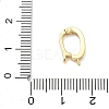 Brass Micro Pave Clear Cubic Zirconia Enhancer Shortener Pendant Bails KK-I476-17G-3