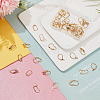 48Pcs 6 Styles Brass Leverback Earring Findings KK-AR0003-59G-5