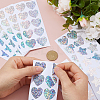 60Pcs 2 Styles Glasindi Paper Picture Stickers STIC-HS0001-01-3