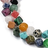 Natural & Synthetic Mixed Gemstone Beads Strands G-A257-A20-01-4