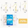 30Pcs 3 Style Rack Plating Brass Earring Hooks KK-DC0002-04-2