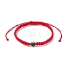 Nylon Thread Braided Bead Adjustable Bracelets BJEW-JB09768-02-1