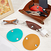 Gorgecraft 6Pcs 6 Style Earphone Leather Cable Winder AJEW-GF0008-45-4