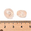 Transparent Resin European Beads RESI-B020-03G-3