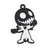 Halloween Alloy Enamel Pendants ENAM-M220-02I-B-1