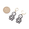 MIYUKI Delica Beads Beaded Skeleton Leverback Earrings EJEW-MZ00580-4