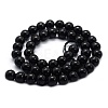 Natural Black Tourmaline Beads Strands LS-G-G763-01-4mm-A-2