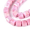 Anti-Tarnish Electroplate Glass Beads Strands GLAA-T025-8mm-10H-3