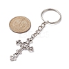 Tibetan Style Alloy Keychain KEYC-JKC00555-01-3