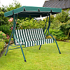 Oxford Cloth Outdoor Courtyard Swing Roof Cover  AJEW-WH20816-215-4