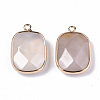 Natural Agate Pendants G-N326-81A-2