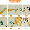 Brass Cord Ends X-KK-D217-8x5-G-4