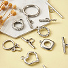 304 Stainless Steel Toggle Clasps STAS-FW0001-05P-3
