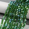 Imitation Jade Glass Beads Strands EGLA-A034-T3mm-MB24-2