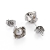 Flower 304 Stainless Steel  Jewelry Sets SJEW-H302-14-6