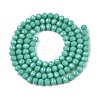 Opaque Solid Color Imitation Jade Glass Beads Strands EGLA-A044-P3mm-D31-3