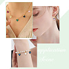 16Pcs 8 Colors Real 18K Gold Plated Brass Inlaid Cubic Zirconia Charms FIND-GA0002-34-6