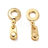 Rack Plating Brass Charms KK-Q807-06G-1