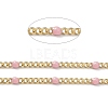 Ion Plating(IP) 304 Stainless Steel Enamel Curb Chains CHS-P013-01G-08-2