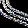 Electroplate Glass Beads Strands EGLA-D030-13-3