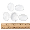 Transparent Oval Glass Cabochons GGLA-R022-40x30-5