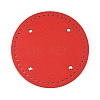 PU Leather Flat Round Bag Bottom FIND-PH0016-001E-1