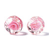Handmade Luminous Inner Flower Lampwork Beads LAMP-TD001-8mm-03-01-3