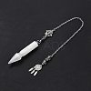 Natural Quartz Crystal Pointed Dowsing Pendulums G-I322-01P-06-3